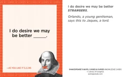 Pomegranate Knowledge Cards: Shakespeare’s Quips, Cusses & Curses- Games & Puzzles|Cultural Icons