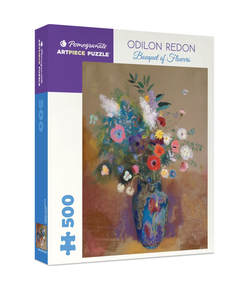 Pomegranate Odilon Redon: Bouquet of Flowers 500-Piece Puzzle- Games & Puzzles