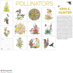 Pomegranate Pollinators 2026 Wall Calendar- Calendars