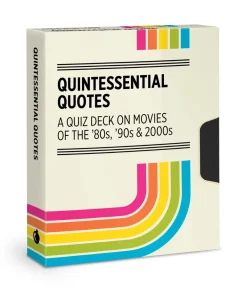 Pomegranate Quintessential Quotes on Movies of the 80s, 90s & 2000s Knowledge Cards- Games & Puzzles