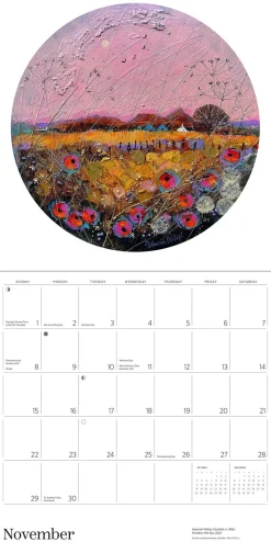 Pomegranate Scotland: The Art of Deborah Phillips 2026 Wall Calendar- Calendars