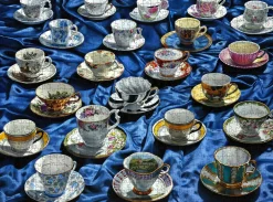 Pomegranate Sherrie Wolf: Sea of Tea 1000-Piece Puzzle- Games & Puzzles