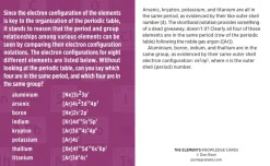Pomegranate The Elements: A Quiz Deck on the Periodic Table Knowledge Cards- Games & Puzzles