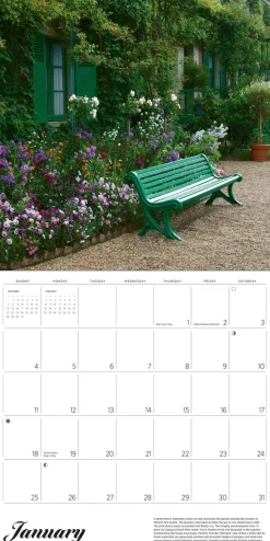 Pomegranate The Gardens at Giverny 2026 Wall Calendar- Calendars