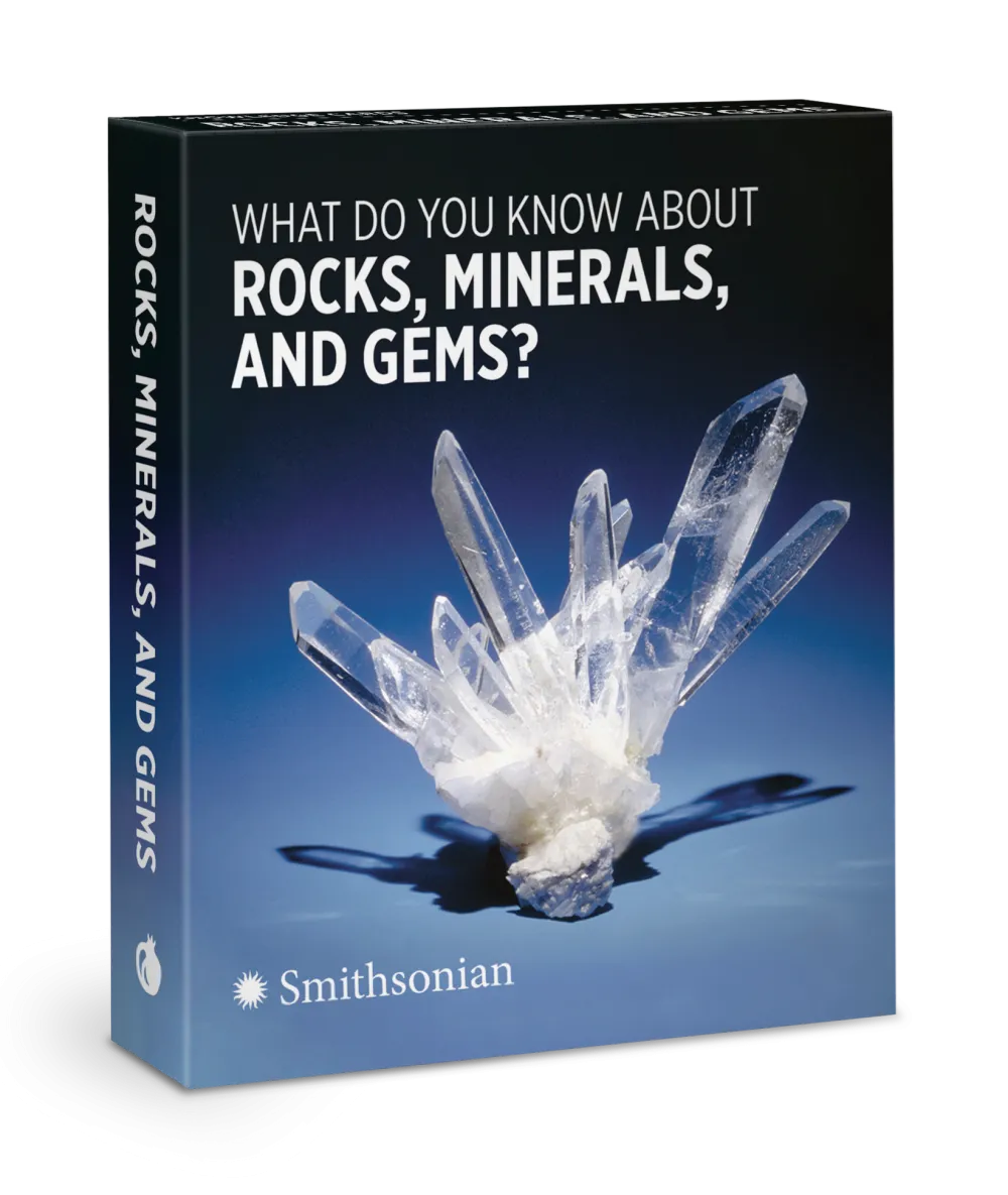 Pomegranate What Do You Know about Rocks, Minerals, & Gems? Knowledge Cards- Games & Puzzles