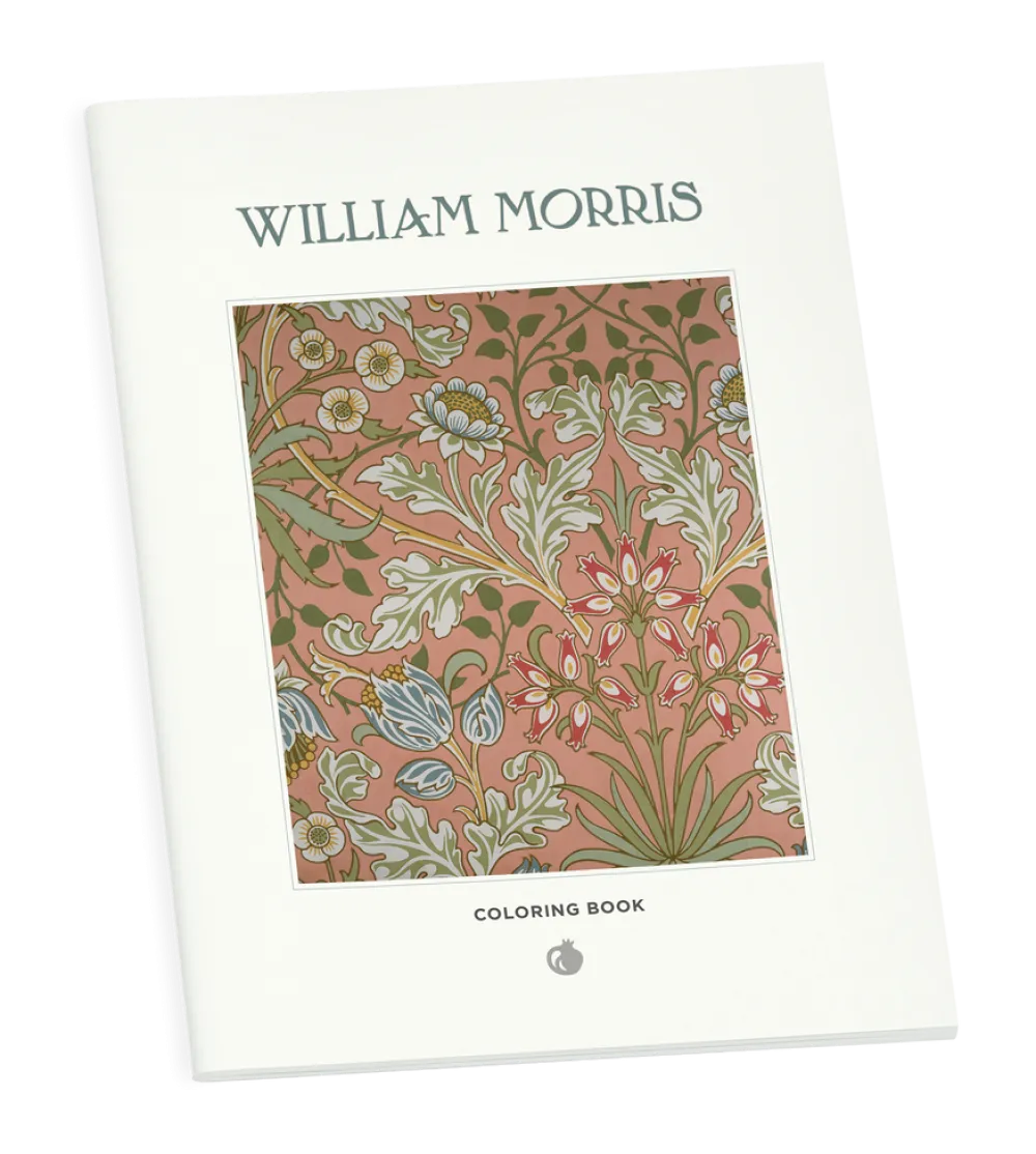 Pomegranate William Morris Coloring Book- Coloring Books & Crafts|Activity Books