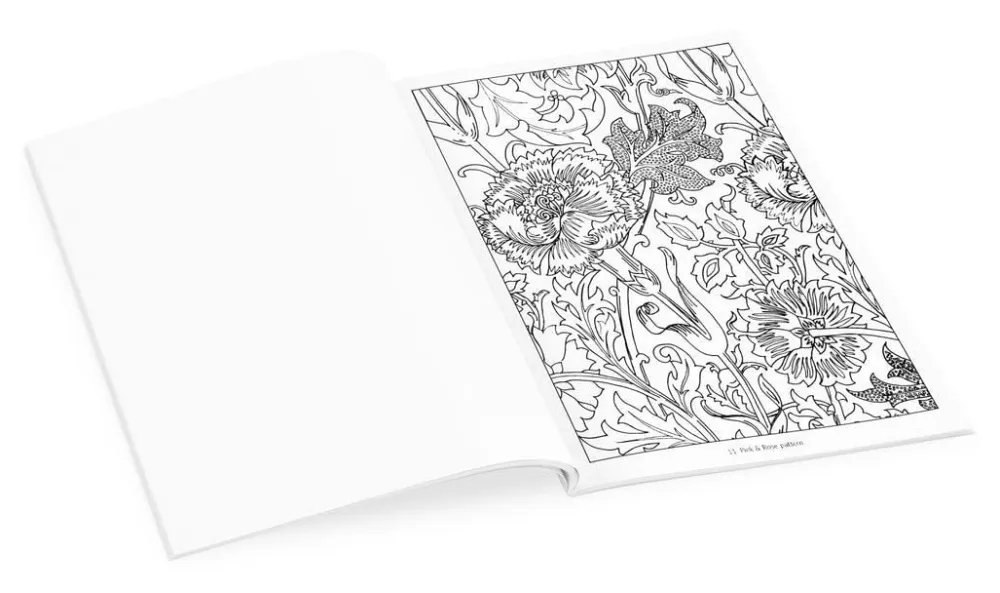 Pomegranate William Morris Coloring Book- Coloring Books & Crafts|Activity Books