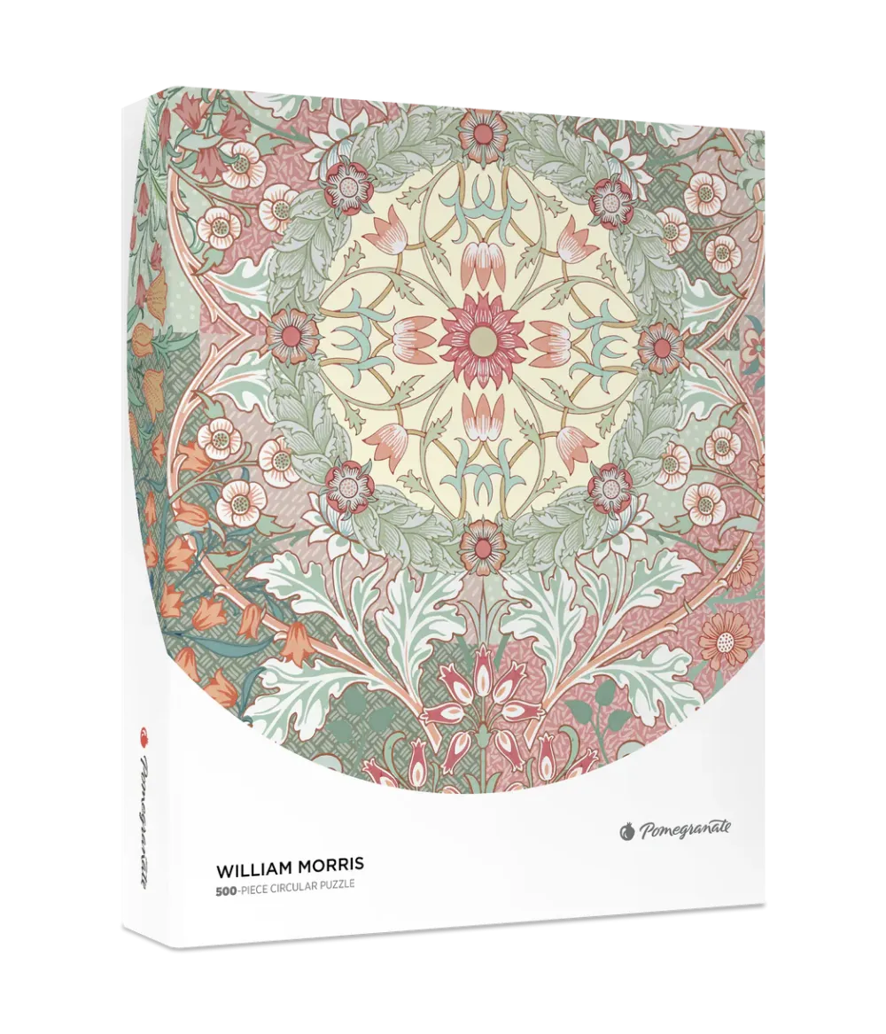 Pomegranate William Morris 500-Piece Circular Puzzle- Games & Puzzles