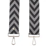 Pom Pom London Black Chevron Strap- Pom Pom London