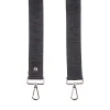 Pom Pom London Black Logo Strap- Pom Pom London