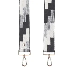 Pom Pom London Black & Stone Geometric Strap- Pom Pom London