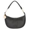 Pom Pom London Black Sutton Sling Bag- Pom Pom London