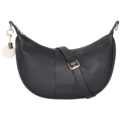Pom Pom London Black Sutton Sling Bag- Pom Pom London