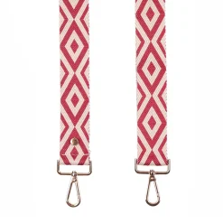 Pom Pom London Burgundy & Stone Diamond Strap- Pom Pom London