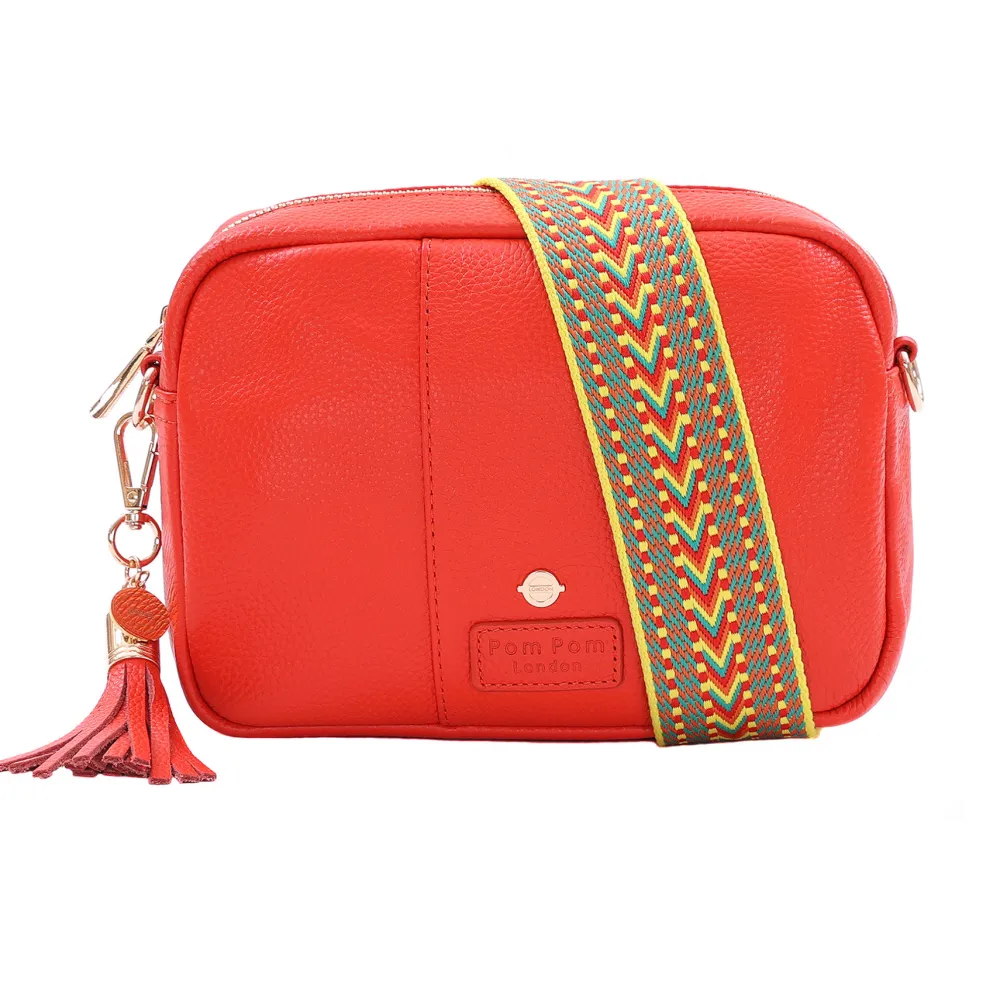 Pom Pom London Central Line Red London City Bag- Pom Pom London