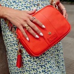 Pom Pom London Central Line Red London City Bag- Pom Pom London