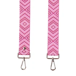 Pom Pom London Cerise Pink Kaleidoscope Strap- Pom Pom London