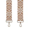 Pom Pom London Chestnut Diamond Strap- Pom Pom London