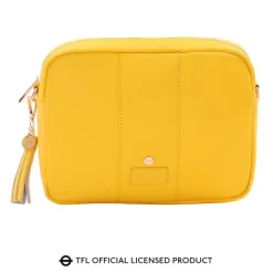 Pom Pom London Circle Line Yellow London City Plus Bag- Pom Pom London