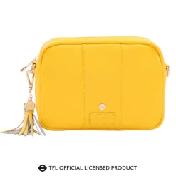 Pom Pom London Circle Line Yellow London City Bag- Pom Pom London