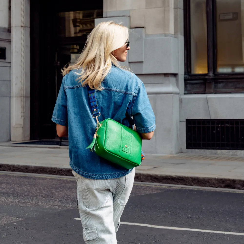 Pom Pom London District Line Green London City Plus Bag- Pom Pom London