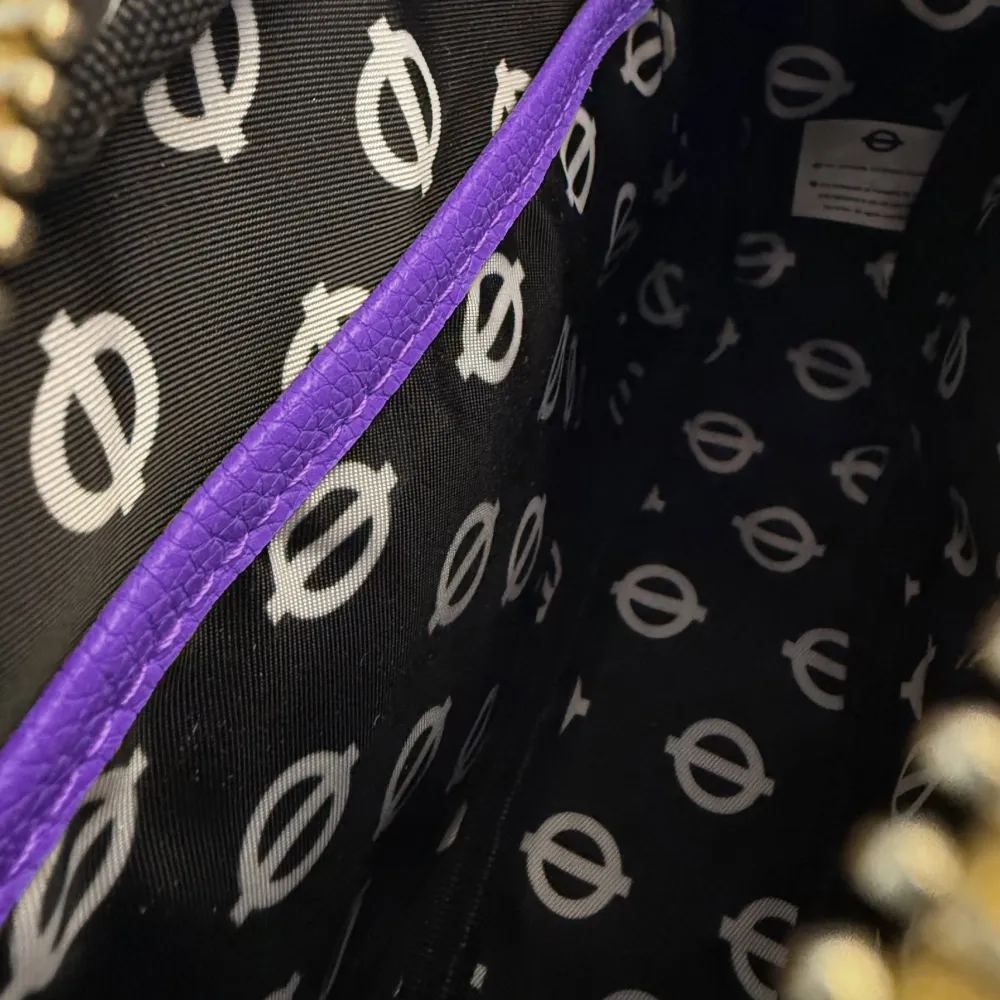 Pom Pom London Elizabeth Line Purple London City Bag- Pom Pom London