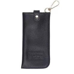 Pom Pom London Grosvenor Glasses Case Navy- Sunglasses & Cases|Pom Pom London