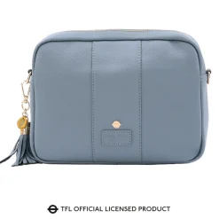 Pom Pom London Jubilee Line Grey London City Plus Bag- Pom Pom London
