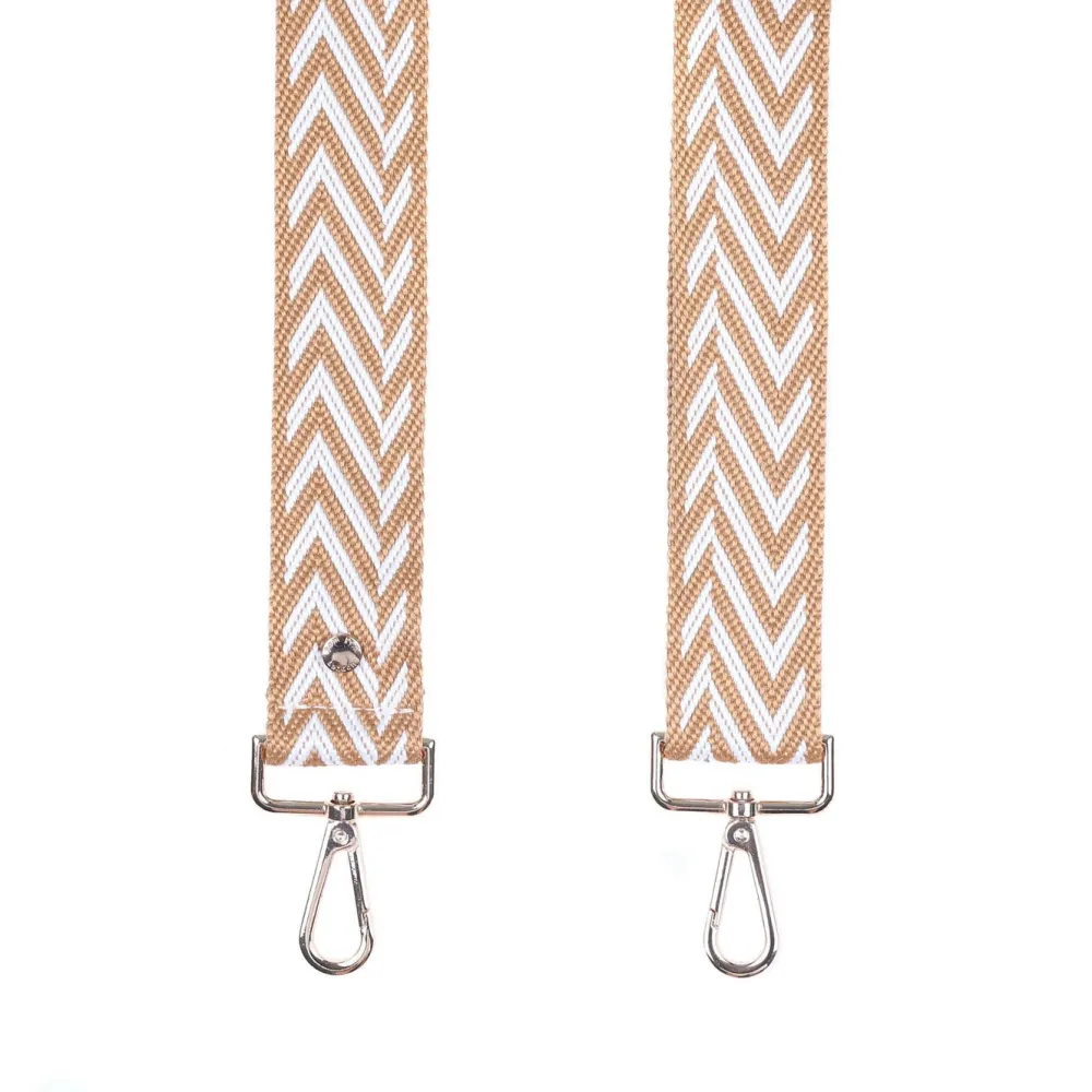 Pom Pom London Maple Zig Zag Strap- Pom Pom London