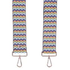 Pom Pom London Multi Zig Zag Strap- Pom Pom London