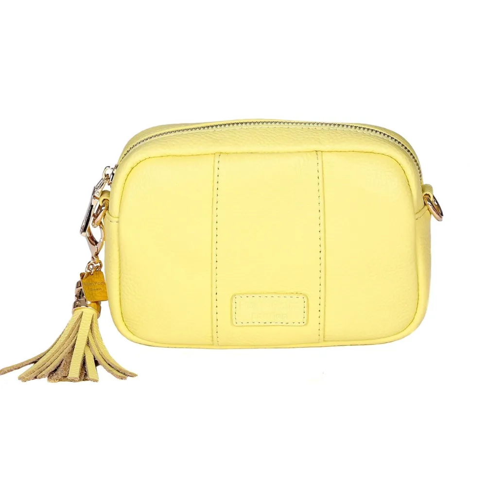 Pom Pom London Sherbet Lemon City MINI Bag- Pom Pom London