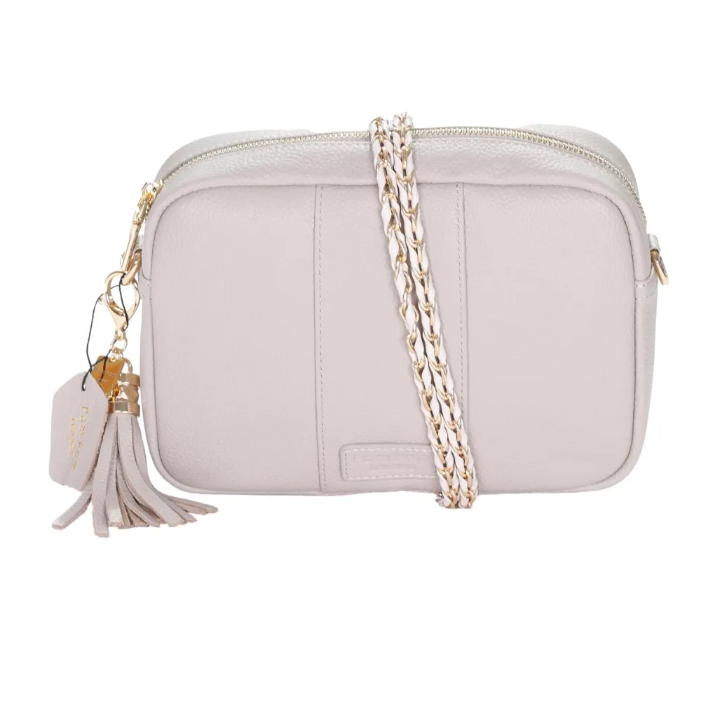 Pom Pom London Stone Weave Gold Chain Strap- Pom Pom London