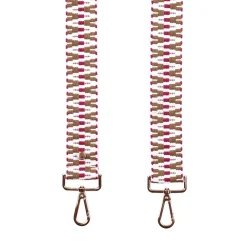 Pom Pom London Strap Burgundy Twill- Pom Pom London
