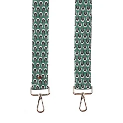Pom Pom London Strap Green Peacock- Pom Pom London