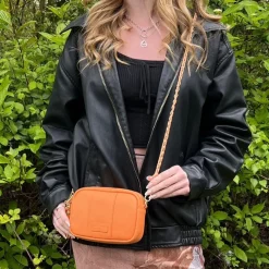 Pom Pom London Tangerine City MINI Bag- Pom Pom London
