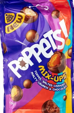 Poppets Mix Ups Pouch Bag 120g- Sweets