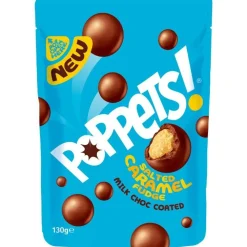 Poppets! Salted Caramel Pouch 130g- Sweets