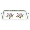 Portmeirion Botanic Garden Handled Sandwich Tray (Sweet Pea)- Tea Trays|Serving Plates