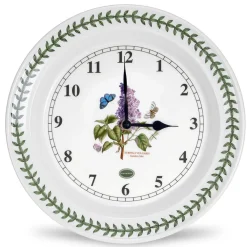 Portmeirion Botanic Garden Kitchen Wall Clock (Lilac)- Wall Decor