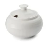 Portmeirion Sophie Conran White Covered Sugar Bowl- Creamers & Sugar Bowls