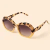 Powder UK Daria Light Tortoiseshell Sunglasses- Sunglasses & Cases