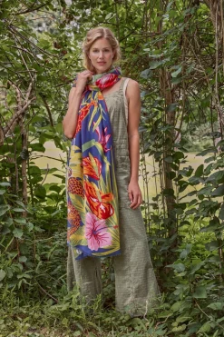 Powder UK Deco Jungle Printed Scarf- Scarves & Wraps