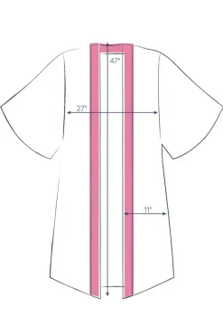 Powder UK Floral Study Petal Pink Kimono Gown- Robes, Nightgowns & Dresses