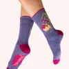 Powder UK Glitter Robin Red Breast Ankle Socks- Socks