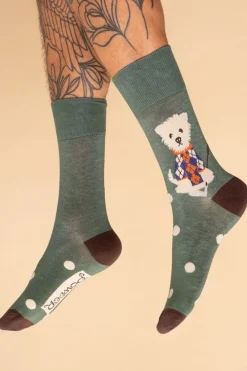Powder UK Golfing Westie Men's Socks- Socks