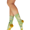 Powder UK Happy Geese Mint Green Ladies Ankle Sock- Socks
