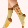 Powder UK Happy Leaves Sage Women's Ankle Socks- Socks