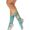 Powder UK Hedgehog Sharing Love Aqua Ankle Sock- Socks