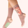 Powder UK Scandi Fox Mocca Women's Ankle Socks- Socks