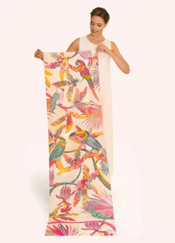 Powder UK Tropical Paradise Pink Scarf- Scarves & Wraps